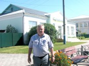 Глава района Н.А. Беляков в обновлённом Кооперативном переулке