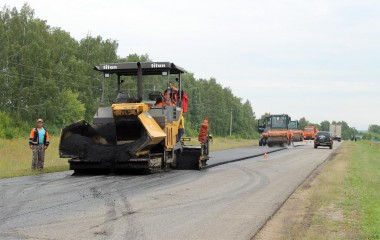 Идет ремонт дороги Б.Мурашкино — Перевоз на участке от поворота на Курлаково до границы района