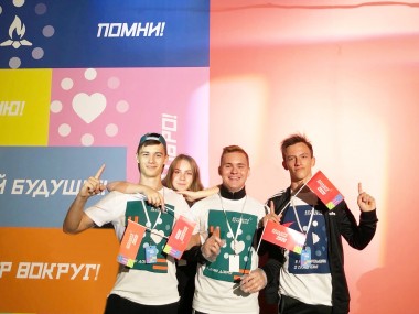 Участники конкурса от нашего района: Дмитрий Дубинин, Кирилл Прохоров, Дмитрий Козлов