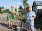 Жители улицы Слободская рады новому водопроводу