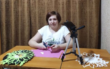 Домашняя студия рукодельницы Надежды Осенчуговой, где она снимает мастер-классы