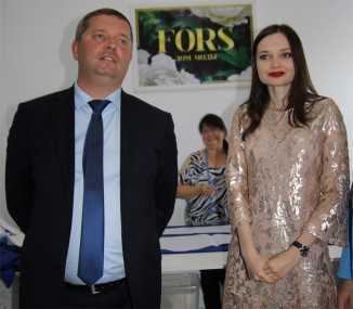 Министр промышленности и предпринимательства М.В. Черкасов с интересом выслушал рассказ о фабрике «FORS»