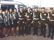 Наша команда на зональном этапе соревнований «Нижегородская школа безопасности - Зарница»