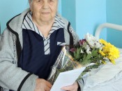Валентина Ивановна Бобок в день своего  90-летия