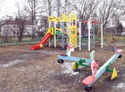 Детская игровая площадка в поселке Советский