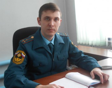 Начальник ПЧ-129 старший лейтенант внутренней службы Алексей КУЛИКОВ