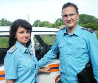 Сергей Михайлович Матюнин и Ольга Александровна Шевцова готовы к выезду на объект