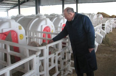 Советник губернатора Геннадий Баландин посетил животноводческий комплекс в Вершинине