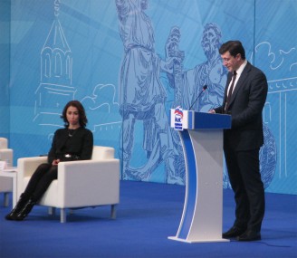 Глеб Никитин в своем выступлении особое внимание уделил стратегии развития Нижегородской области