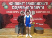 Тренер Сергей Фролов с победителем Чемпионата Артуром Боженко