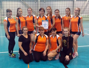 Женская сборная по волейболу Большого Мурашкина – чемпион Княгининского района