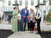 Д.В. Сватковский и Н.Г. Лобанова торжественно открыли музейный дворик