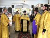 Отец Димитрий встречает епископа Лысковского и Лукояновского Силуана в Троицком храме