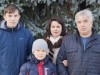Андрей Тезенин с женой и сыновьями