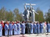 Выступление хора ветеранов с ансамблями «Раздолье» и «Элегия» на Дне Победы 9 мая 2013 года