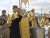 Митрополит Корнилий совершает молебен с водосвятием