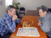 Пенсионеры Н.Н. Латаев и Ю.А. Полянский в «жаркой» шахматной баталии