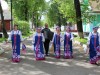 Фольклорный ансамбль «Истоки» на улицах Городца