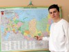 Обучающийся 8 б класса БСШ Андрей Макаров на секции «географов»