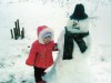 Фото Галины Ярицыной, п. Советский Снегу, снегу намело, по колено вязнешь, Ты скажи-скажи, Снеговичок, любишь или дразнишь?