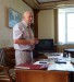 Руководитель «Нивы» Е.К.Михеев принимает у себя журналистов. 6 июня с.г.
