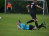 В очередном жестком стыке пострадал Никита Горбунов, но получив медицинскую помощь, молодой талант вернулся на поле и забил еще один гол