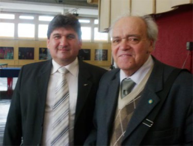 А.М. Цирюльников (справа) и А.И. Толкачев – участники 17-й конференции областной организации Союза журналистов.