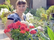 Елена Воронова не представляет свою жизнь без цветов