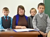 Марина Александровна Романова со своими учениками