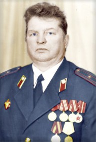 Начальник Госавтоинспекции Большемурашкинского РОВД с 1972 по 1994 г., майор милиции Николай Леонтьевич Прохоров