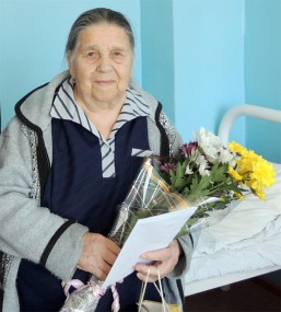 Валентина Ивановна Бобок в день своего  90-летия